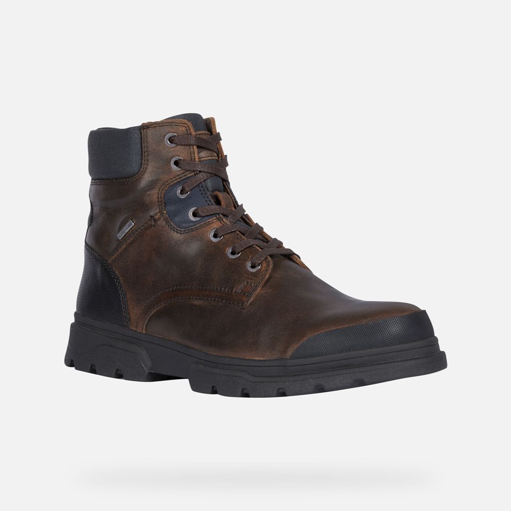 Botas Geox Homem Marrom - U Clintfordb Abx - JYDSO0427